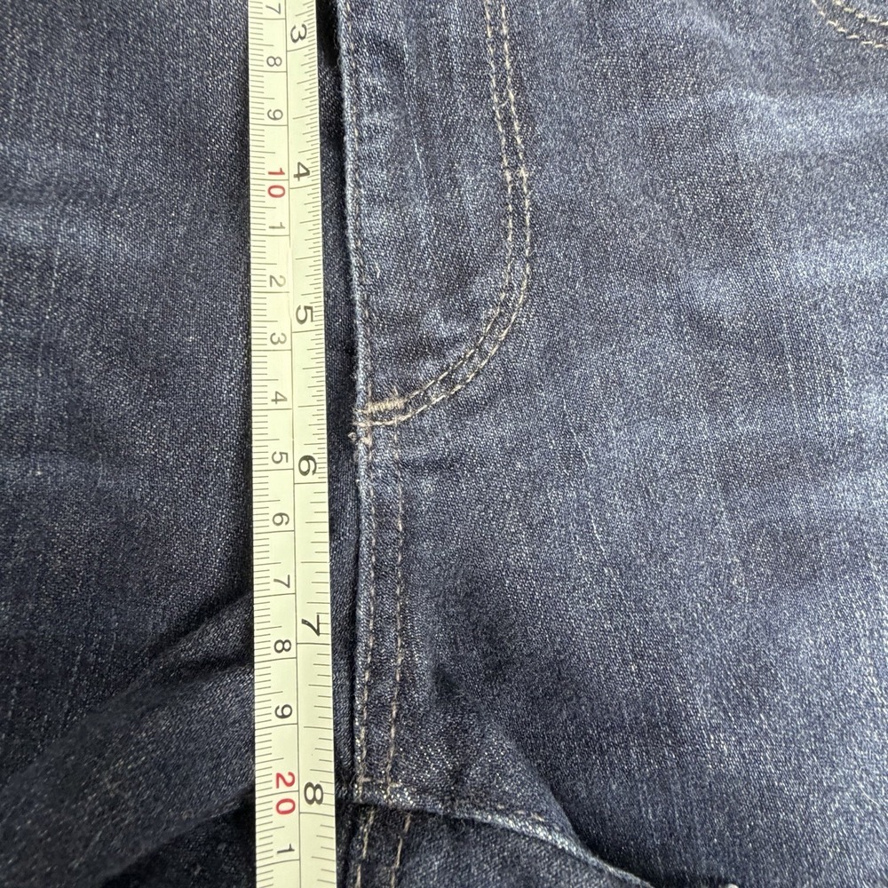 AG Adriano Goldschmied The Stilt Cutoff Denim Shorts 29R Dark Wash Frayed Hem - Picture 9 of 10